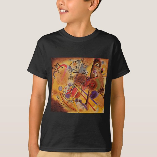 Kandinsky Abstrakt Artwork Tee Shirt (Framsida)