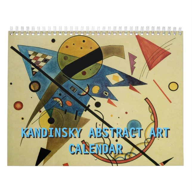 Kandinsky Abstrakt Artworks Kalender (Omslag)