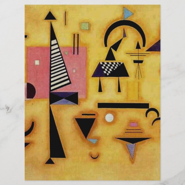 Kandinsky Abstrakt Avgörande geometriska former fö (Framsida)