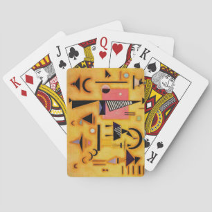 Kandinsky Abstrakt Avgörande geometriska former fö Spelkort