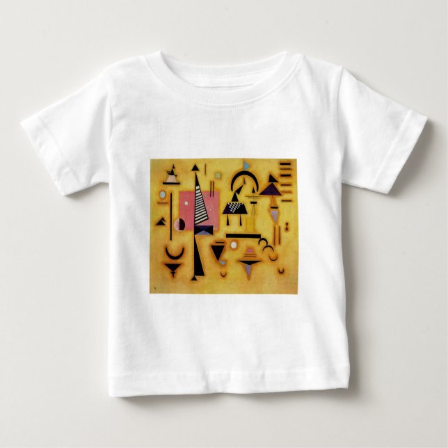 Kandinsky Abstrakt Avgörande geometriska former fö Tee (Framsida)