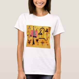 Kandinsky Abstrakt Avgörande geometriska former fö Tee Shirt