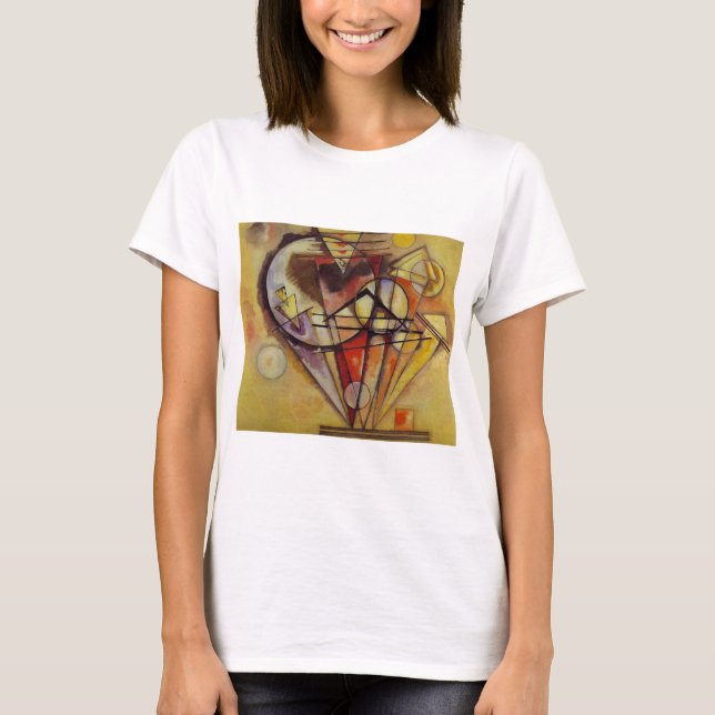 Kandinsky Abstrakt Circles Tee Shirt (Framsida)