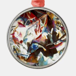 Kandinsky Abstrakt Composition VI Julgransprydnad Metall