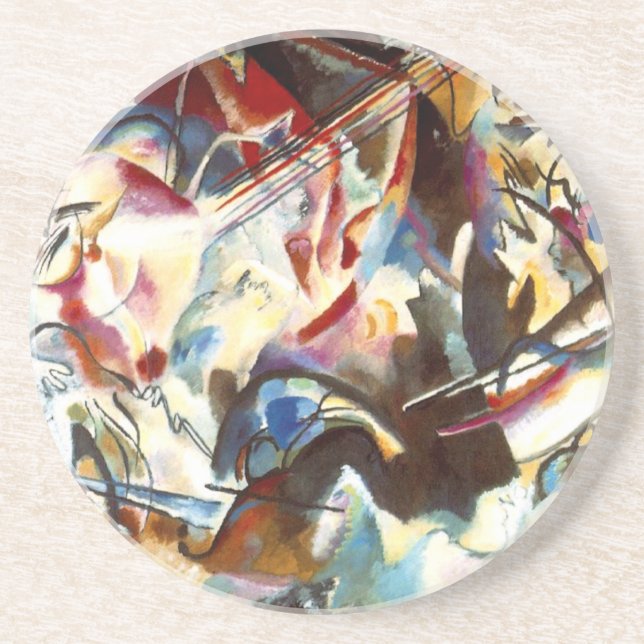 Kandinsky Abstrakt Composition VI Underlägg (Framsidan)