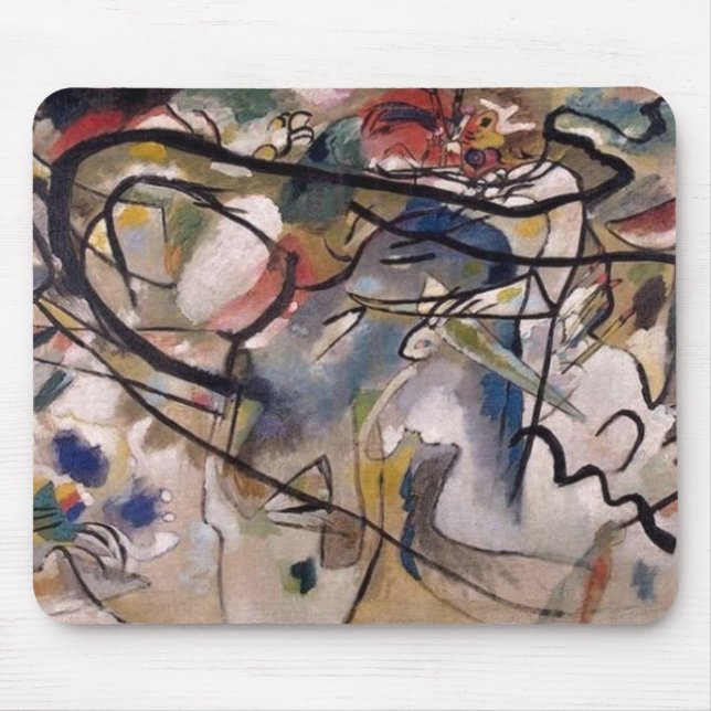 Kandinsky Abstrakt Expressionist Artwork Musmatta (Framsidan)