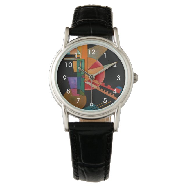 Kandinsky - Abstrakt Interpretation Armbandsur (Framsida)