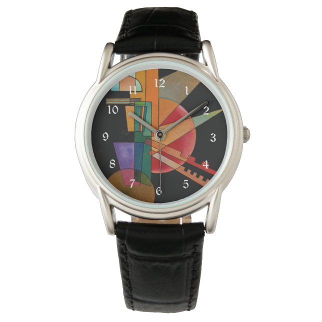 Kandinsky - Abstrakt Interpretation Armbandsur (Framsida)
