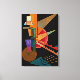 Kandinsky - Abstrakt Interpretation Canvastryck