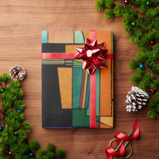 Kandinsky - Abstrakt Interpretation Presentpapper (Julgåva)