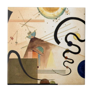 Kandinsky Abstrakt Kakelplatta
