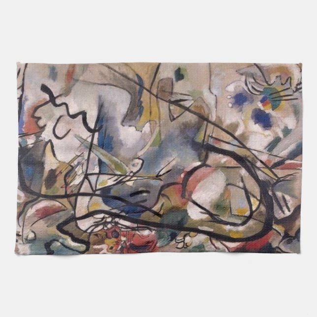 Kandinsky Abstrakt Kökshandduk (Horisontell)