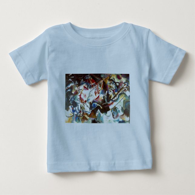 Kandinsky Abstrakt komposition VI Tee (Framsida)