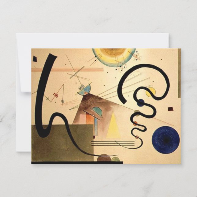 Kandinsky Abstrakt Kort (Framsida)