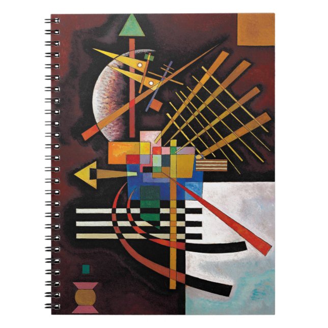 Kandinsky Abstrakt målning Klassisk konstverk Anteckningsbok (Framsidan)