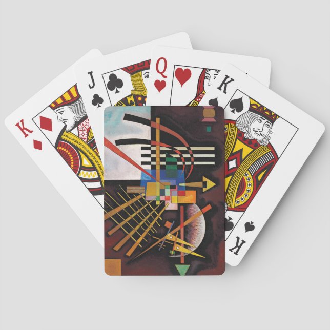 Kandinsky Abstrakt Painting Classical Artwork Casinokort (Baksidan)