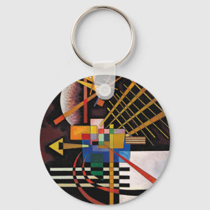 Kandinsky Abstrakt Painting Classical Artwork Nyckelring