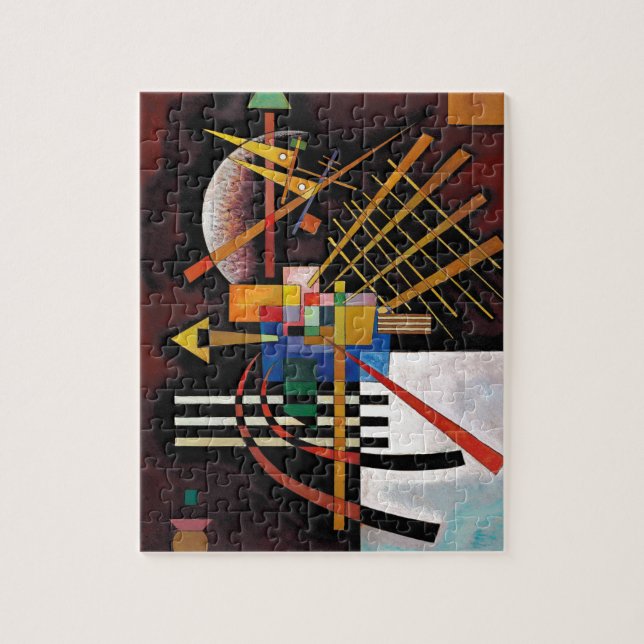 Kandinsky Abstrakt Painting Classical Artwork Pussel (Vertikal)