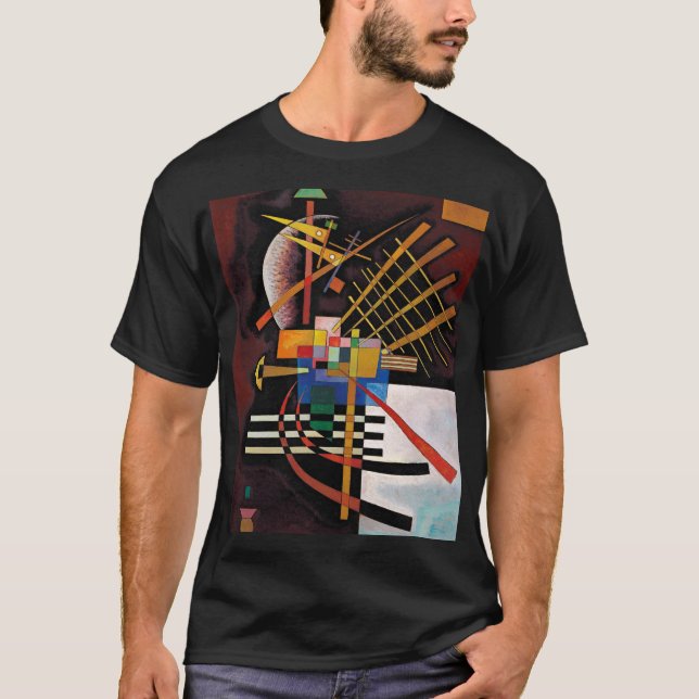 Kandinsky Abstrakt Painting Classical Artwork T Shirt (Framsida)