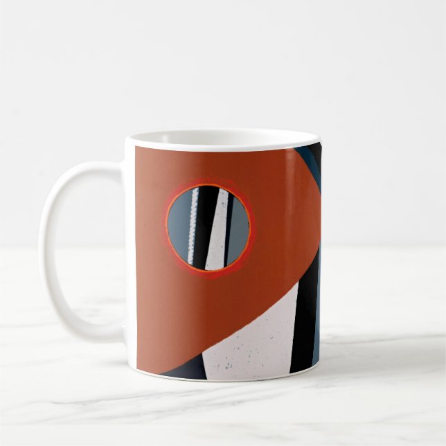 Kandinsky Abstrakt Painting Modern Art Kaffemugg (Vänster)