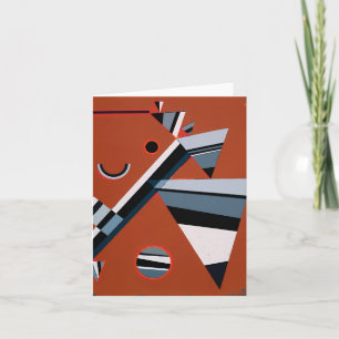 Kandinsky Abstrakt Painting Modern Art Kort