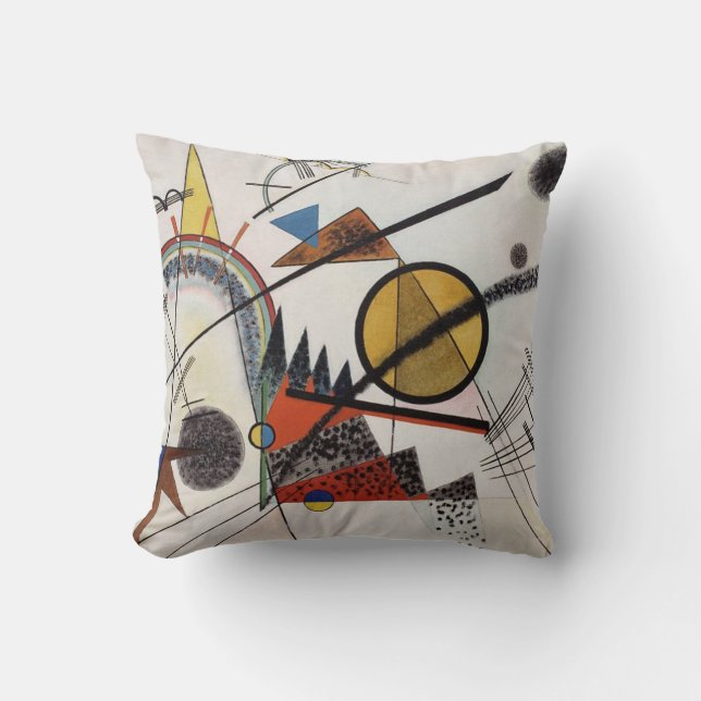 Kandinsky Abstrakt Painting Modern Art Master Kudde (Framsida)