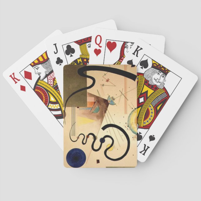 Kandinsky Abstrakt Spel Kort (Baksidan)