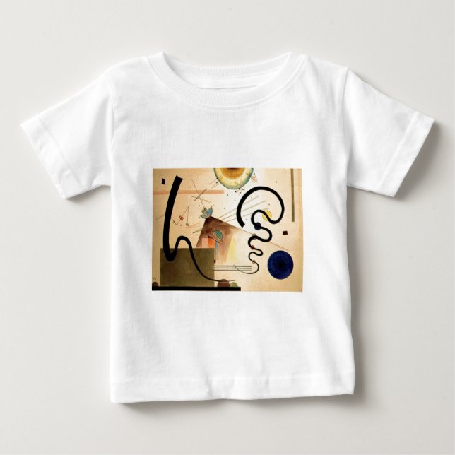 Kandinsky Abstrakt Tee Shirt (Framsida)