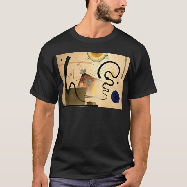 Kandinsky Abstrakt Tee Shirt (Framsida)