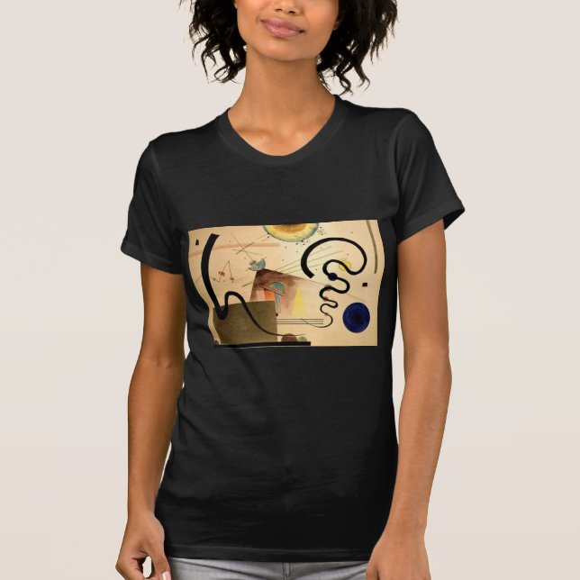 Kandinsky Abstrakt Tee Shirt (Framsida)