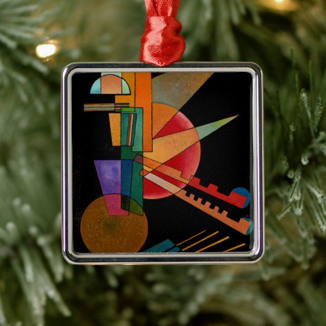 Kandinsky - Abstrakt tolkning Julgransprydnad Metall (Träd)