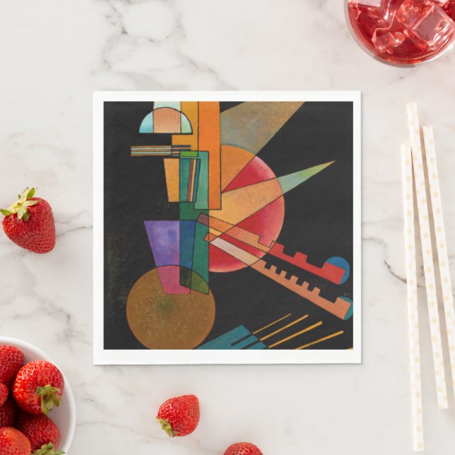 Kandinsky - Abstrakt tolkning Pappersservett (Insitu)