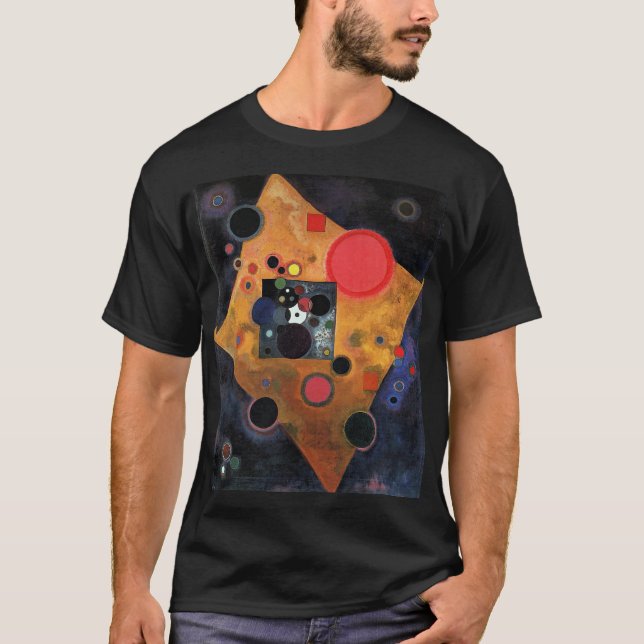 Kandinsky - Accent on Rose, T Shirt (Framsida)