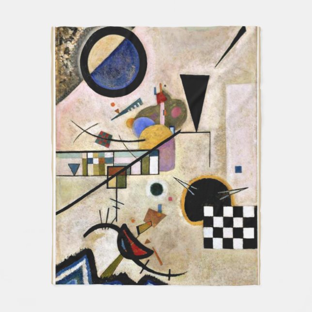 Kandinsky - ackordsmotståndare fleecefilt (Framsidan)