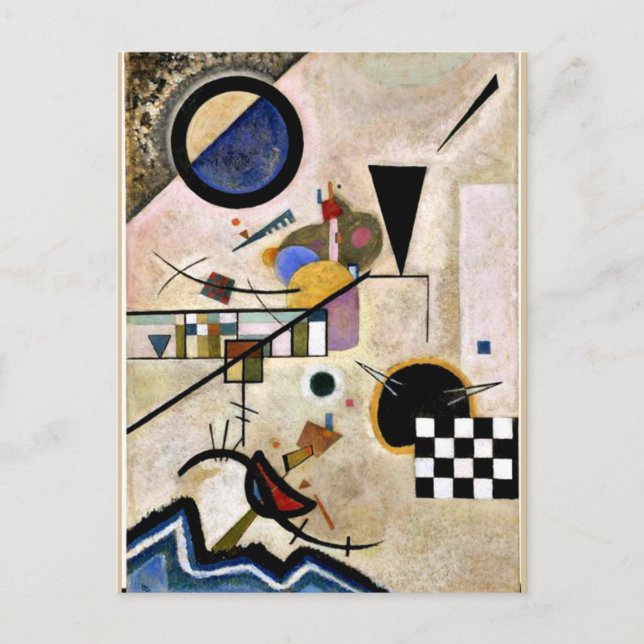 Kandinsky - ackordsmotståndare vykort (Framsida)