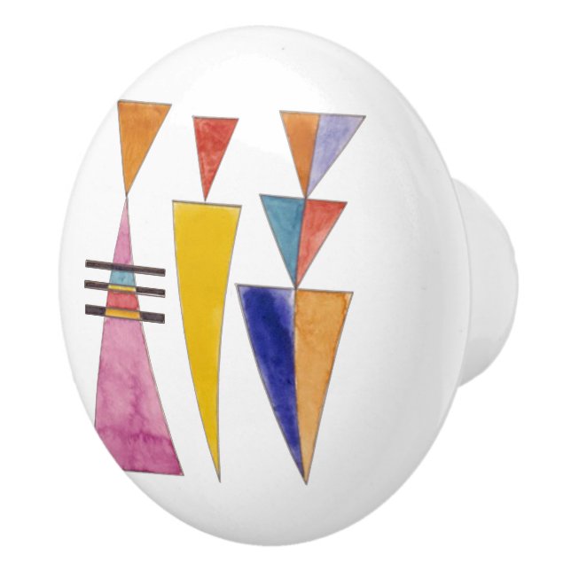 Kandinsky, Akvarell, Skiss Gate of Kiev Knopp (Höger)