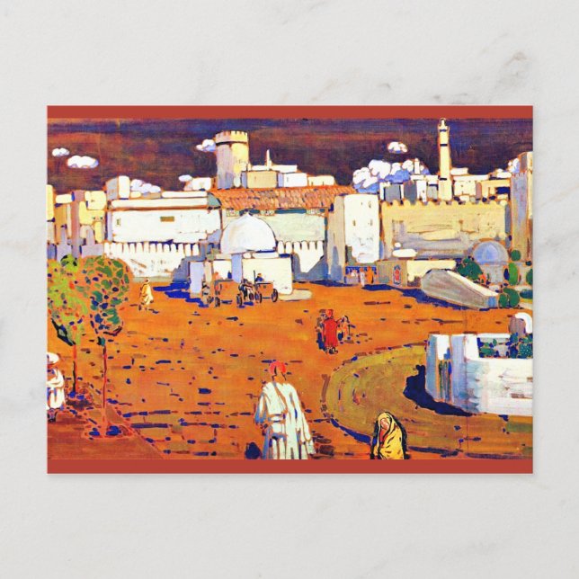 Kandinsky - Arab Town, 1905 Vykort (Framsida)