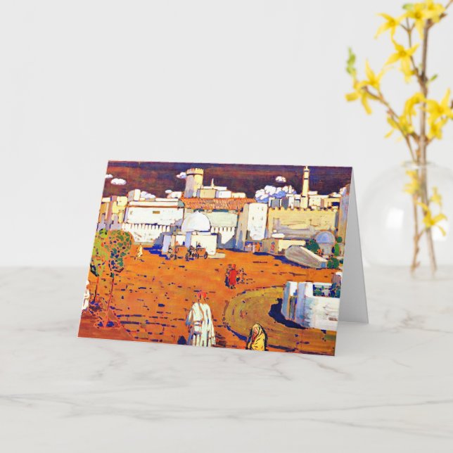 Kandinsky - Arabiska staden Kort (Gul blomma)