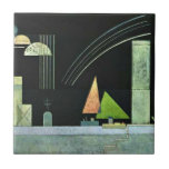 Kandinsky - At Rest Kakelplatta<br><div class="desc">At Rest,  famous abstract artwork by Wassily Kandinsky.</div>