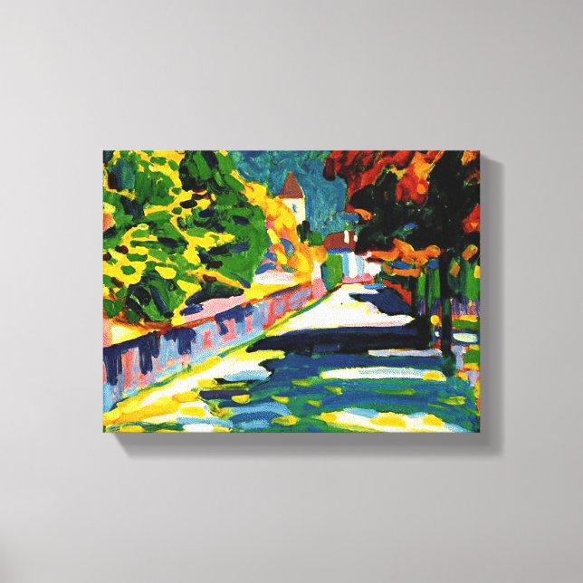 Kandinsky - Autumn in Bavaria, Canvastryck (Framsida)