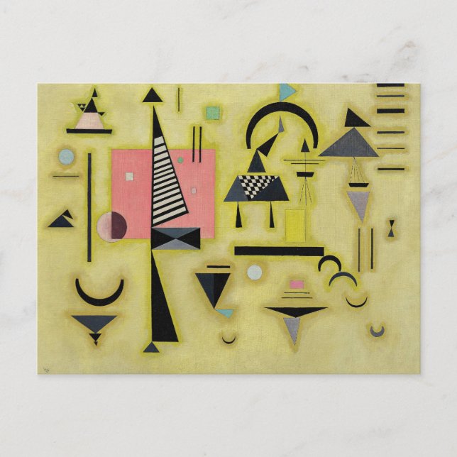 Kandinsky - avgörande Ro, berömd-målning, Vykort (Framsida)