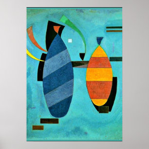 Kandinsky - Båda stripe Poster