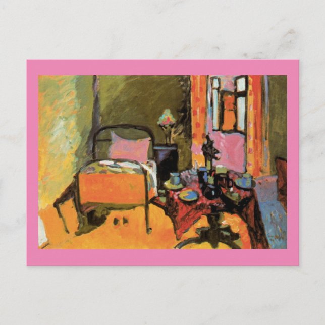 Kandinsky, Bedroom, Fine Art Vykort (Framsida)