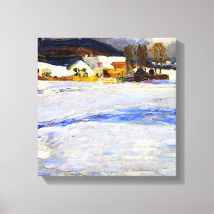 Kandinsky - Bei Starnberg - Winter Canvastryck