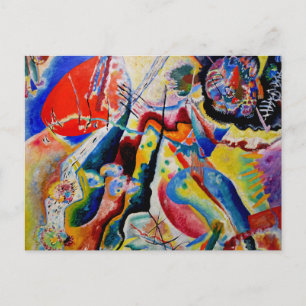 Kandinsky - Bild mit rotem fleck Vykort