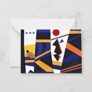 Kandinsky - bindande, färgstarka teckningar av abs anteckningskort