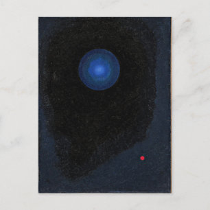 Kandinsky - Blå, abstrakt konst Vykort