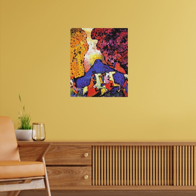 Kandinsky - Blå Berg, Poster (Vardagsrum 2)