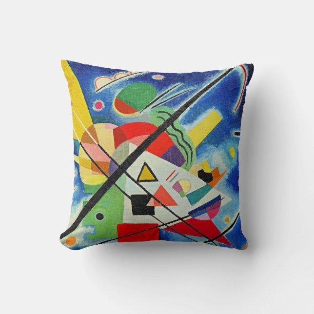 Kandinsky - Blå målning, Kudde (Framsida)