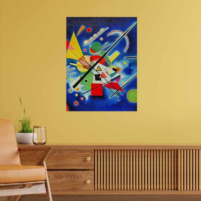 Kandinsky - blå målning poster (Vardagsrum 2)
